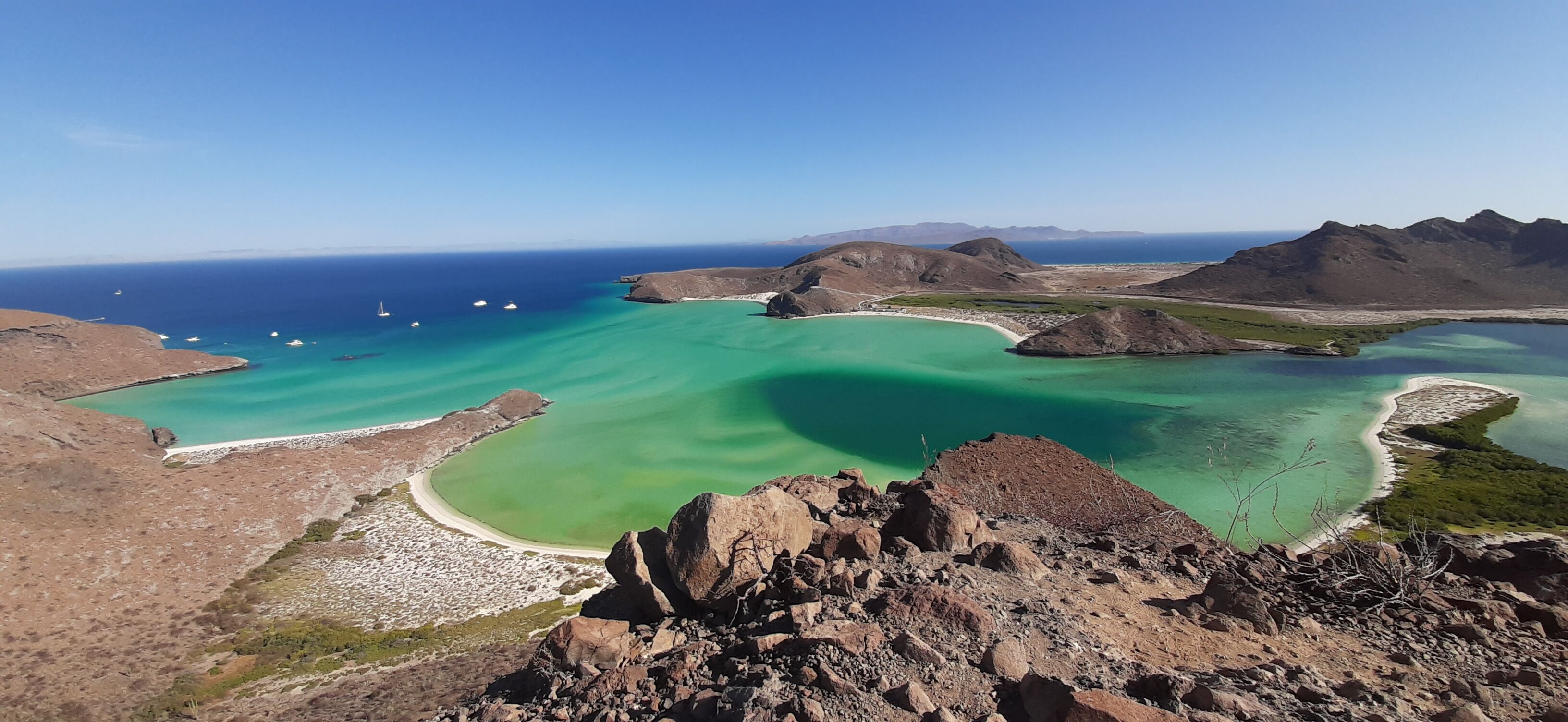 Amazing view point from Balandra. Is not one of the usual trails, this one is to a TV antenna (around 1 hour hike)