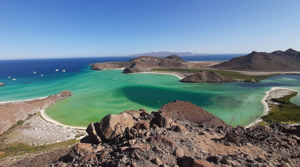 Amazing view point from Balandra. Is not one of the usual trails, this one is to a TV antenna (around 1 hour hike)