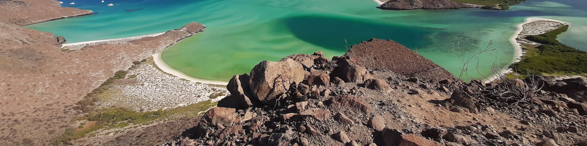 Amazing view point from Balandra. Is not one of the usual trails, this one is to a TV antenna (around 1 hour hike)