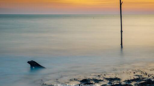 A beautiful long exposure seascape photography.