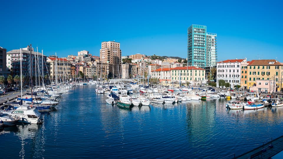 View of the Port of Savona