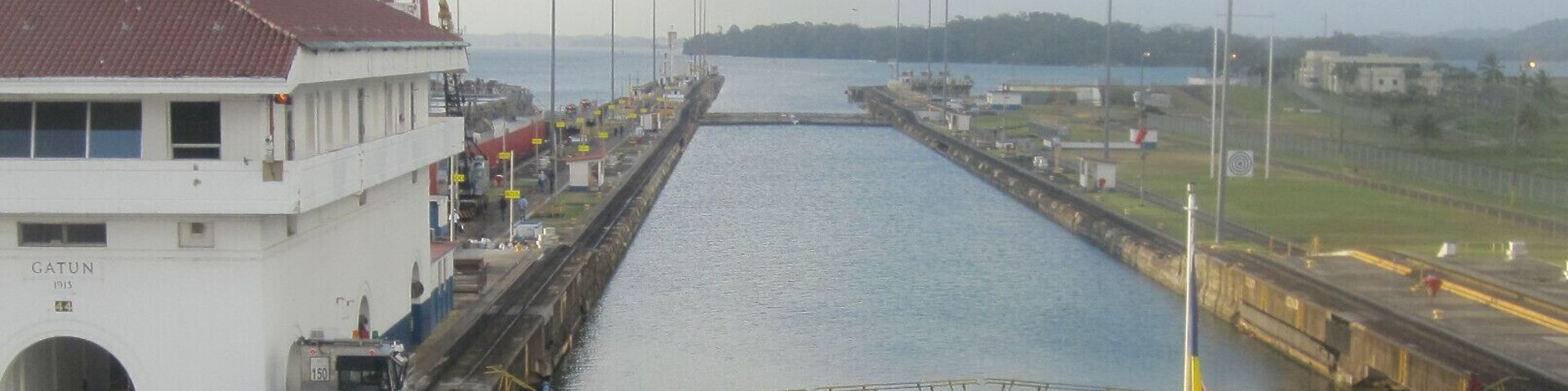 Watching the locks operate as we sailed through the Panama Canal was fascinating. It's a slower process than I expected, but neat to see all the aspects that come together to make the system work so effectively.