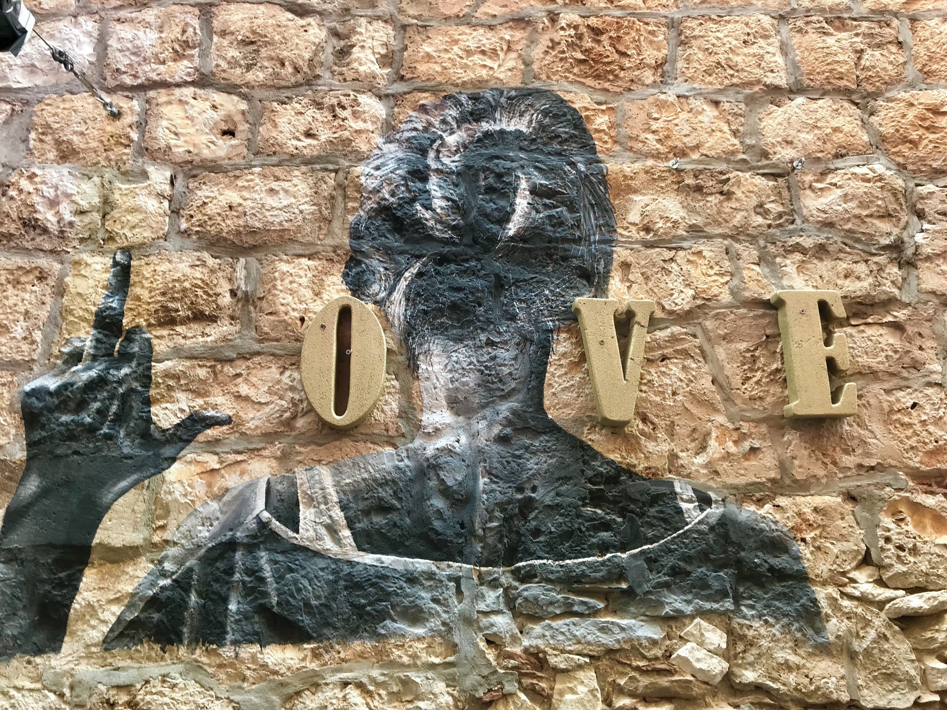 Saw this on a wall in a bar in Hvar... LOVE it!