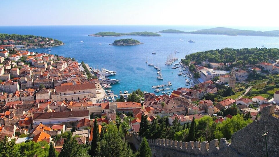 A short 30 minute walk to Hvar's castle will provide you with some spectacular views of the city and harbor below!