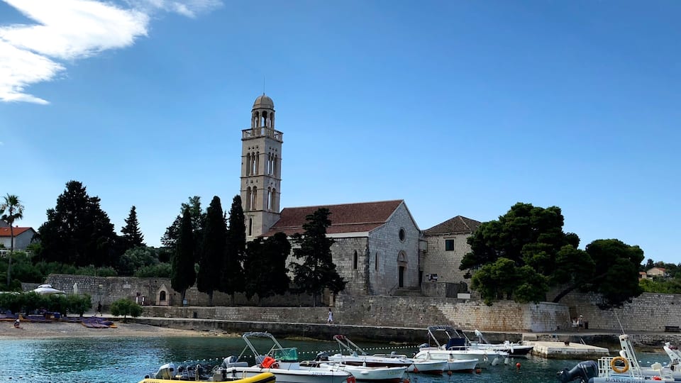 Hvar, a Croatian island in the Adriatic Sea, is best known as a summer resort. Highlights of the port town Hvar include its 13th-century walls, a hilltop fortress and a main square anchored by the Renaissance-era Hvar Cathedral. The island also features beaches such as Dubovica and inland lavender fields. Boat excursions serve the nearby Pakleni Islands, which have secluded beaches and coves.