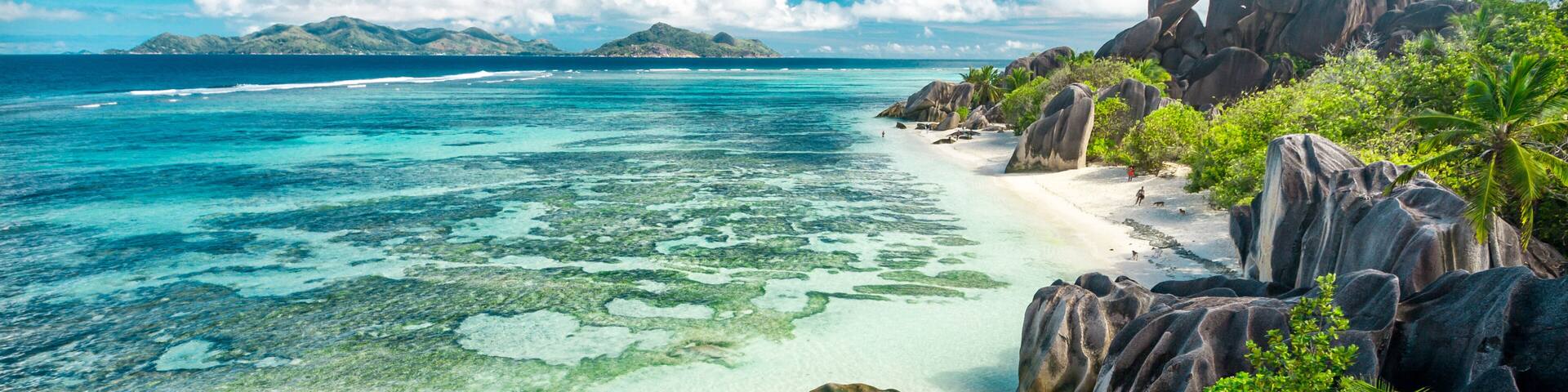 The most beautiful beach of Seychelles - Anse Source D'Argent