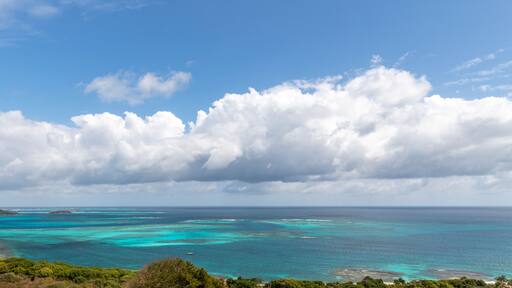 Saint Vincent and the Grenadines, Mayreau, Tobago Cays view