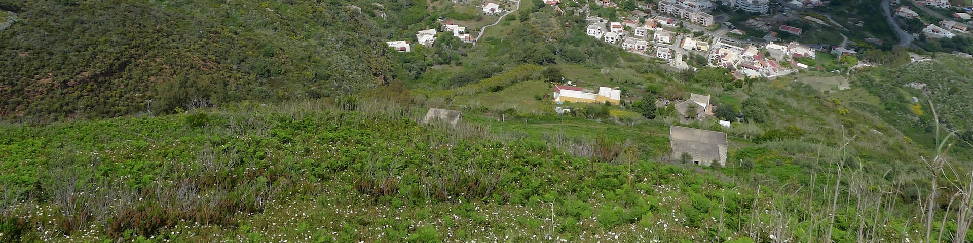 View of Lipari from Monte Guardia. Panarea und Stromboli in the background