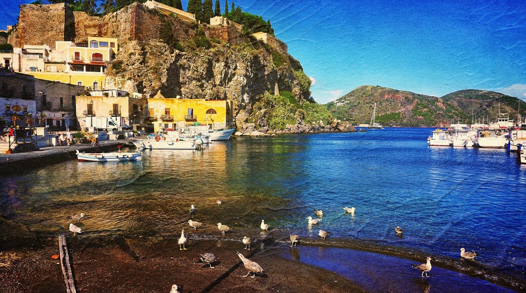 Lipari island in Italy