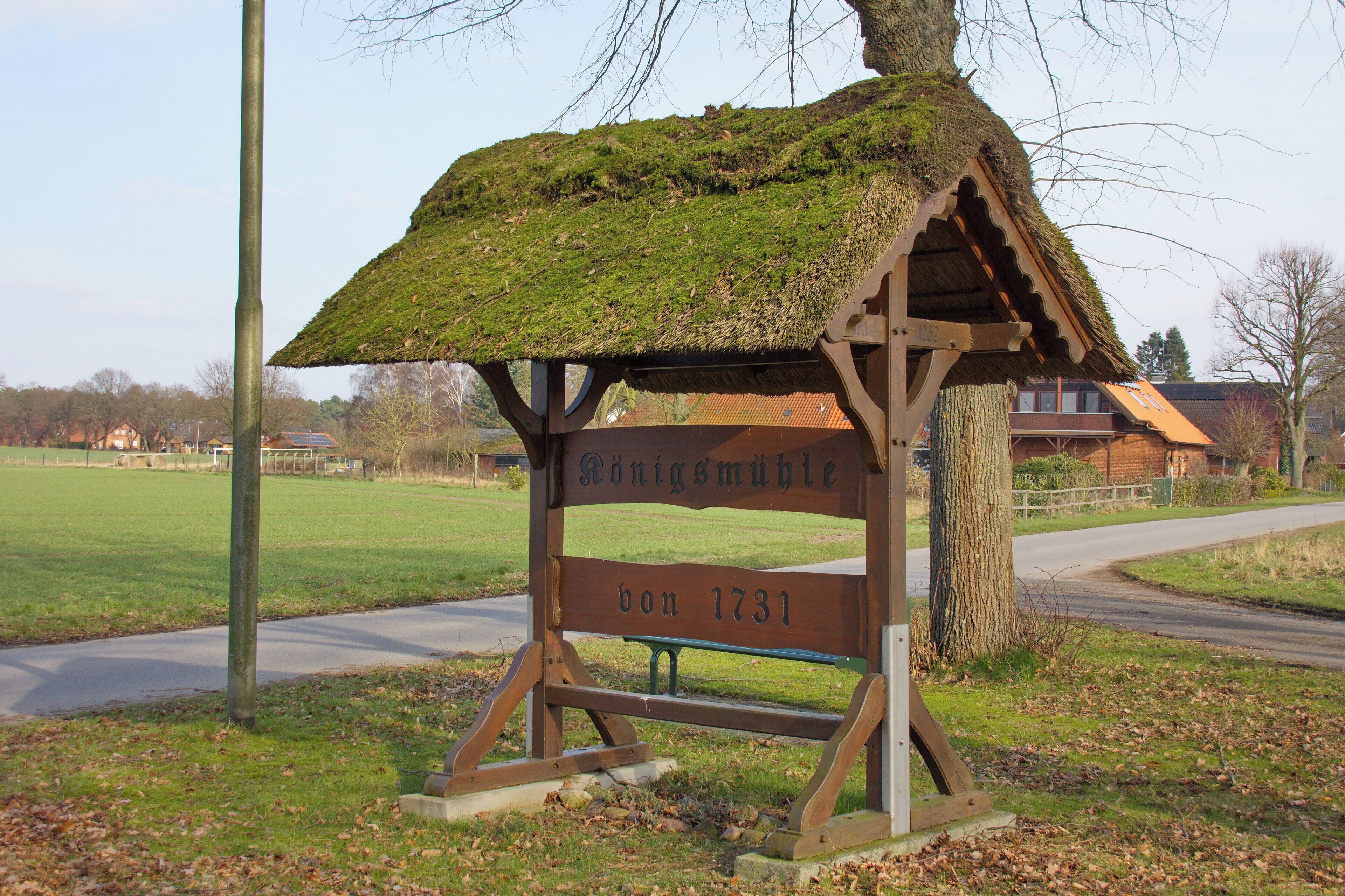 Die Königsmühle Seelenfeld steht auf der höchsten Erhebung der alten Bauerschaft Seelenfeld
