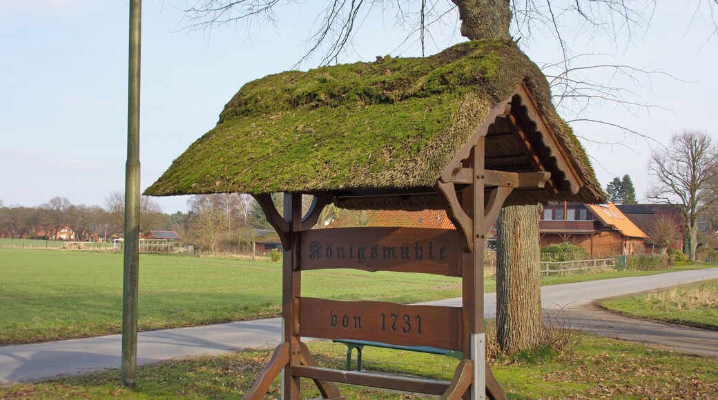 Die Königsmühle Seelenfeld steht auf der höchsten Erhebung der alten Bauerschaft Seelenfeld