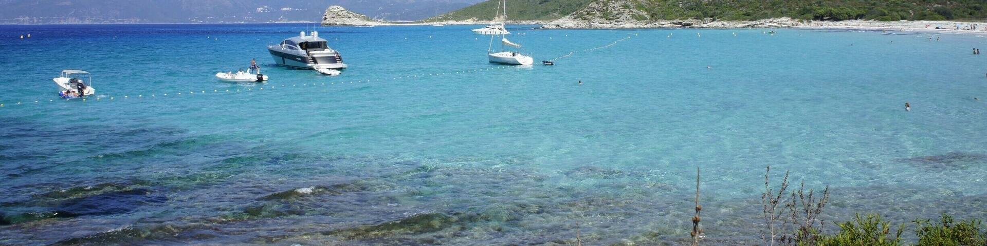 Just a 20mins boat ride from the town of Saint-Florent, you get to this postcard perfect beach with turquoise waters.
The beach is on the shore of the desert des agriates in the NW of Corsica.
Fun fact: wild cows from the surroundings coexist with the visitors on this beach, although we didn't see any!
#Corsica #plage #turquoise #beaches