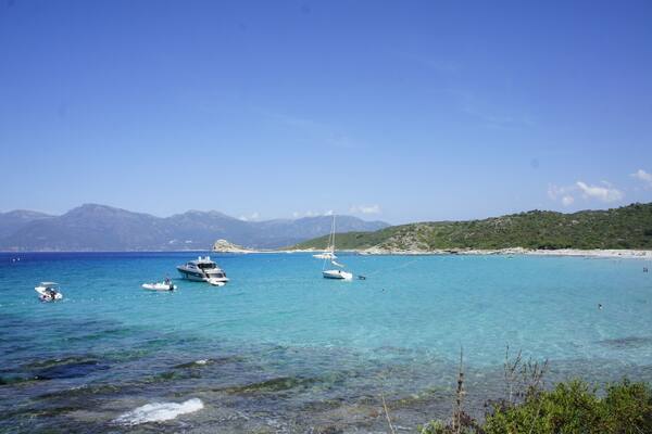 Just a 20mins boat ride from the town of Saint-Florent, you get to this postcard perfect beach with turquoise waters.
The beach is on the shore of the desert des agriates in the NW of Corsica.
Fun fact: wild cows from the surroundings coexist with the visitors on this beach, although we didn't see any!
#Corsica #plage #turquoise #beaches