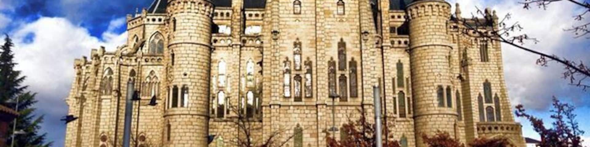 Gaudi's palace in Astorga. One of the few works he did outside of Catalunya. Hidden away inside a small yet charismatic town, known for its long existence along the Camino de Santiago. A must see while you are in Castilla y Leon. #Gaudi #Astorga #CastillayLeon #2014