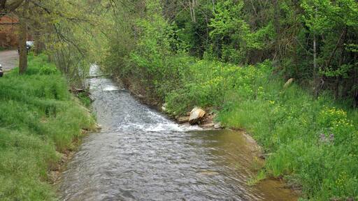 River Jerga in Castrillo de los Polvazares (Astorga, Province of León, Spain).