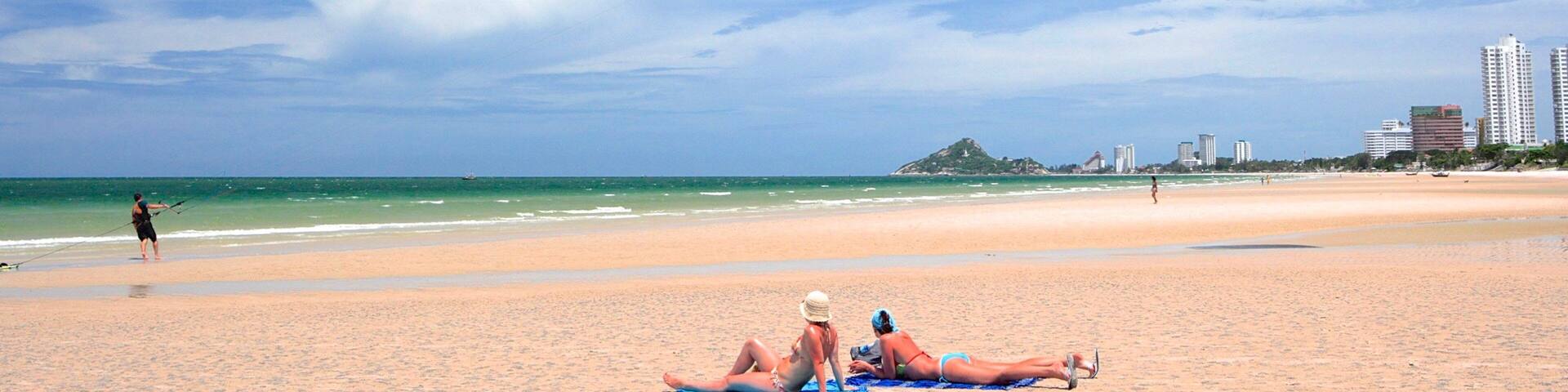 Prachuap Khiri Khan featuring a beach