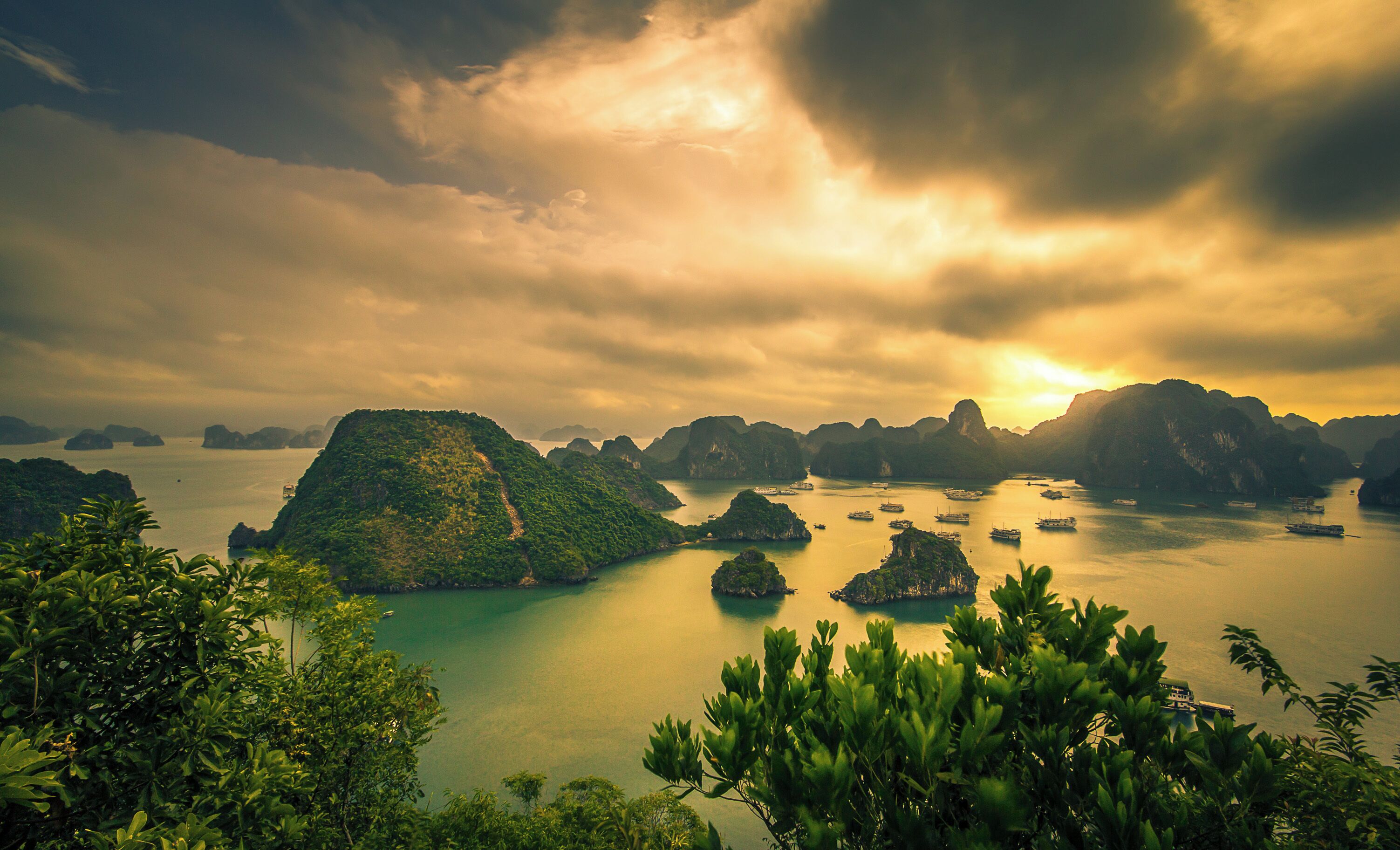 Early morning view from the top of Ti Top island. Around 400 step climb to get to this spot but definitely worth it! #nature