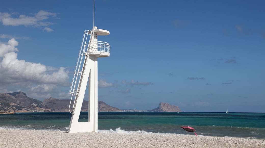 The beach of L'Alfas del Pi, Spain
