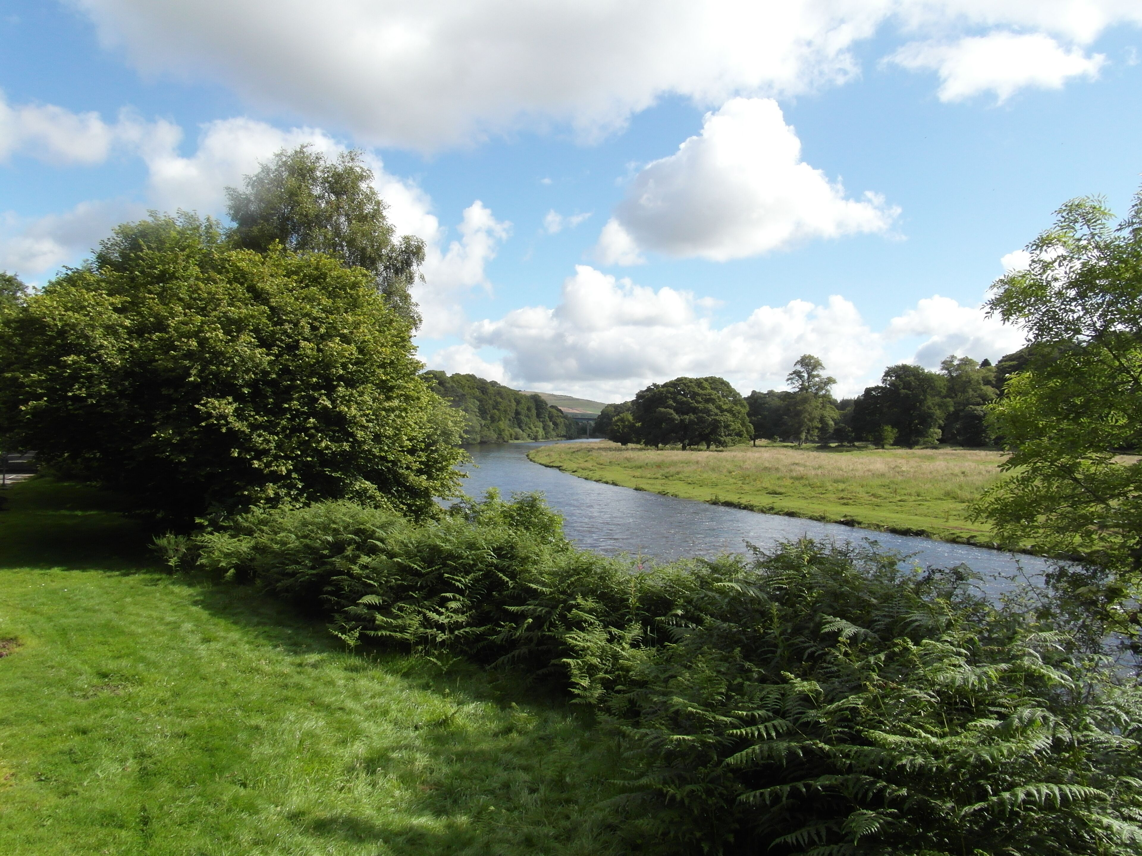 River Tweed , Boleside, Galashiels, Scotland