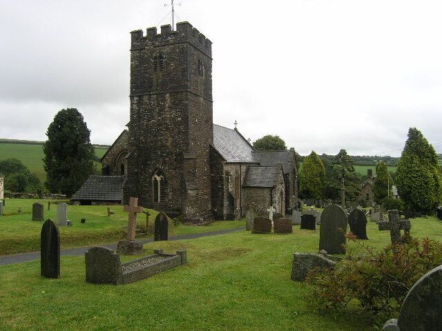 Parish church of the Blesséd Virgin Mary, Brompton Regis, Somerset, seen from the west