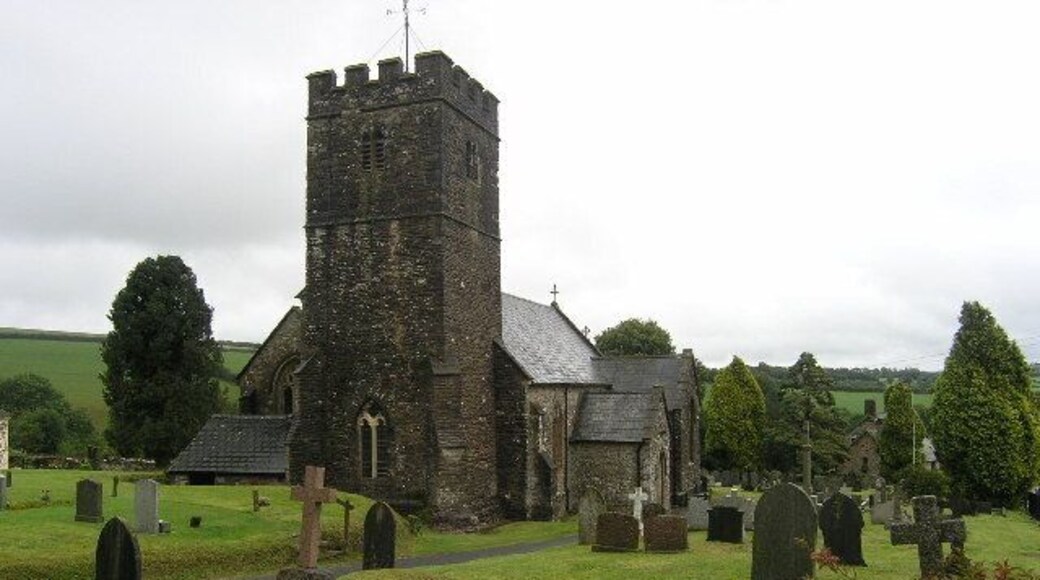 Parish church of the Blesséd Virgin Mary, Brompton Regis, Somerset, seen from the west