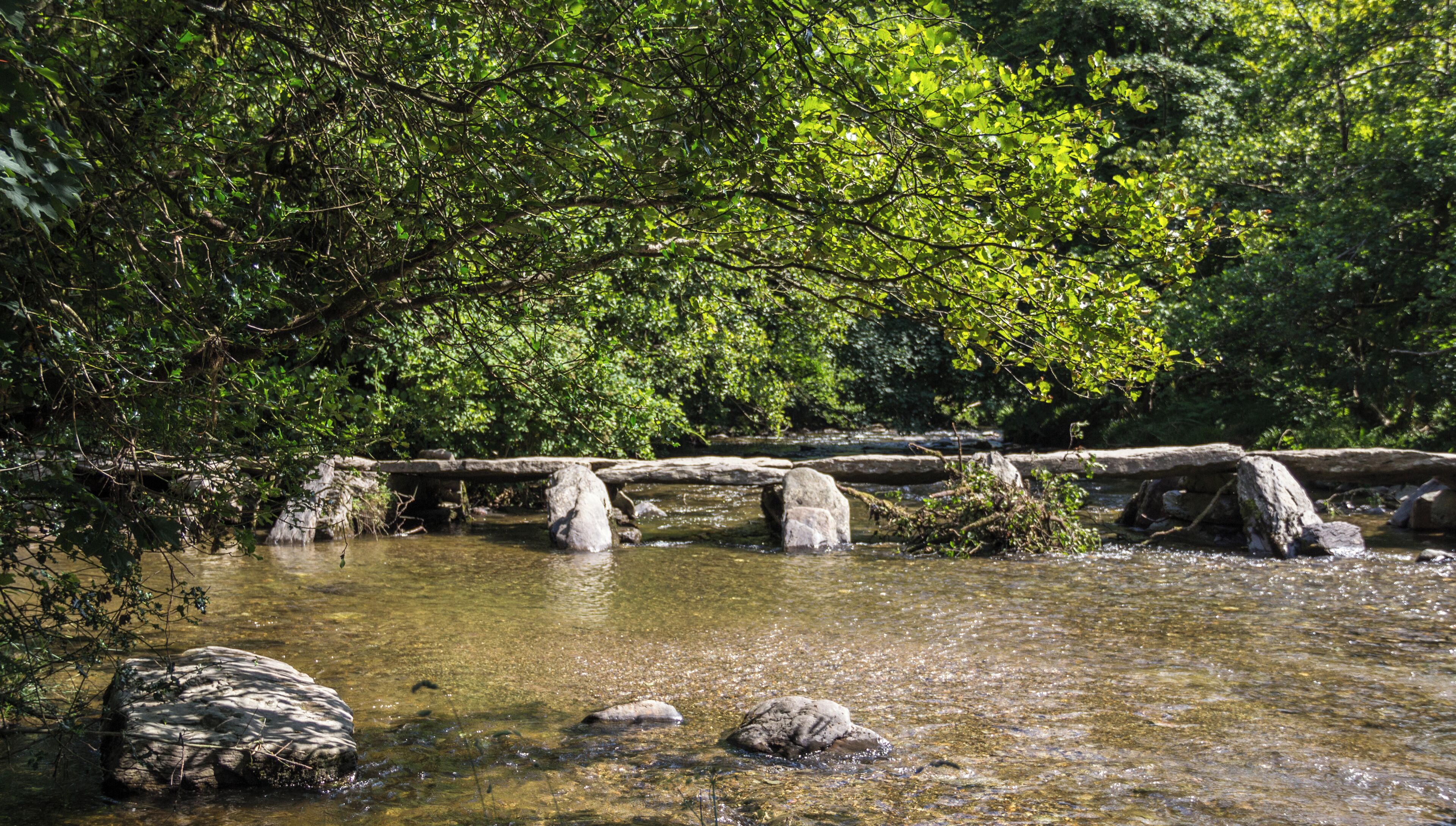 Tarr Steps in the Exmoor National Park (Devon/Somerset, UK)