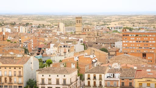 a view over Tarrega city, Province of Lleida, Catalonia, Spain