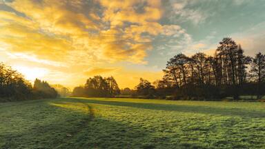 Sunrise in Coventry.