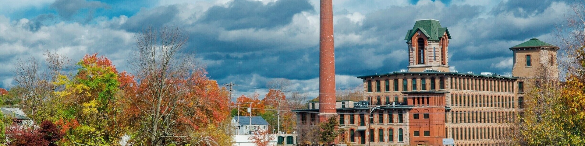Took a ride on the Coventry Greenway which is an old, disused railway converted to a bike path. This path has scores of old mills along it. 
The mill was built at the beginning of the textile industry era in New England, leading to strong economic ties with the Deep South, whose slave labor supplied the cotton. This mill was the last to operate in the villages of Coventry and is now being converted into condos.