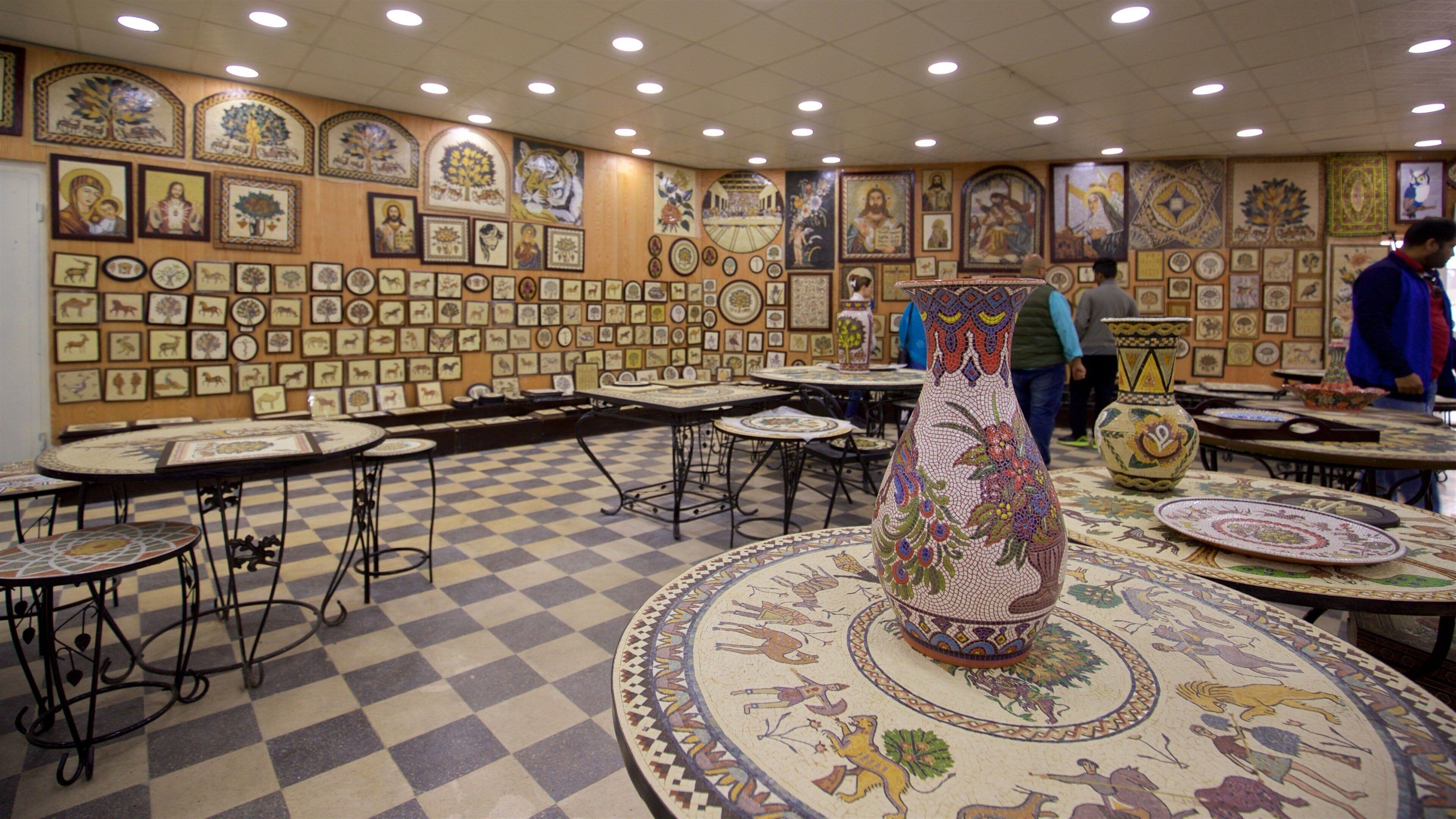 Madaba showing interior views