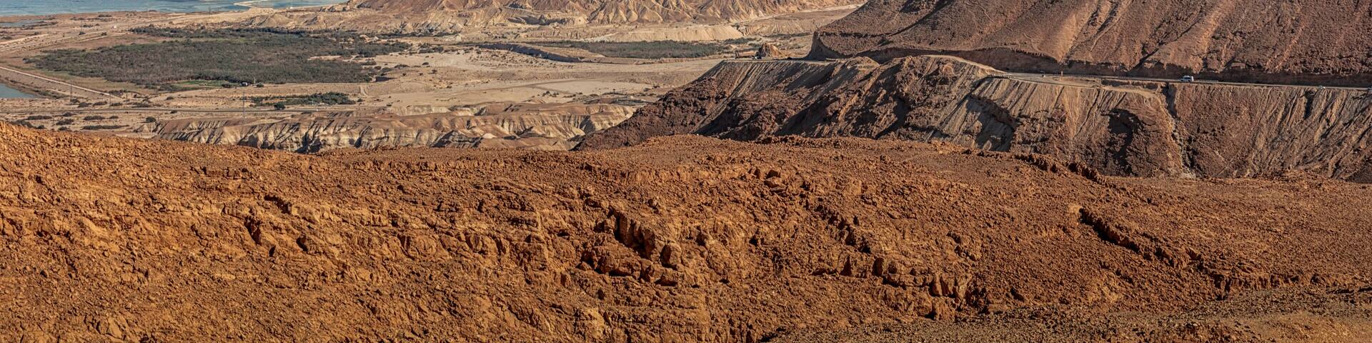 Dead Sea in October. Opposite Jordan