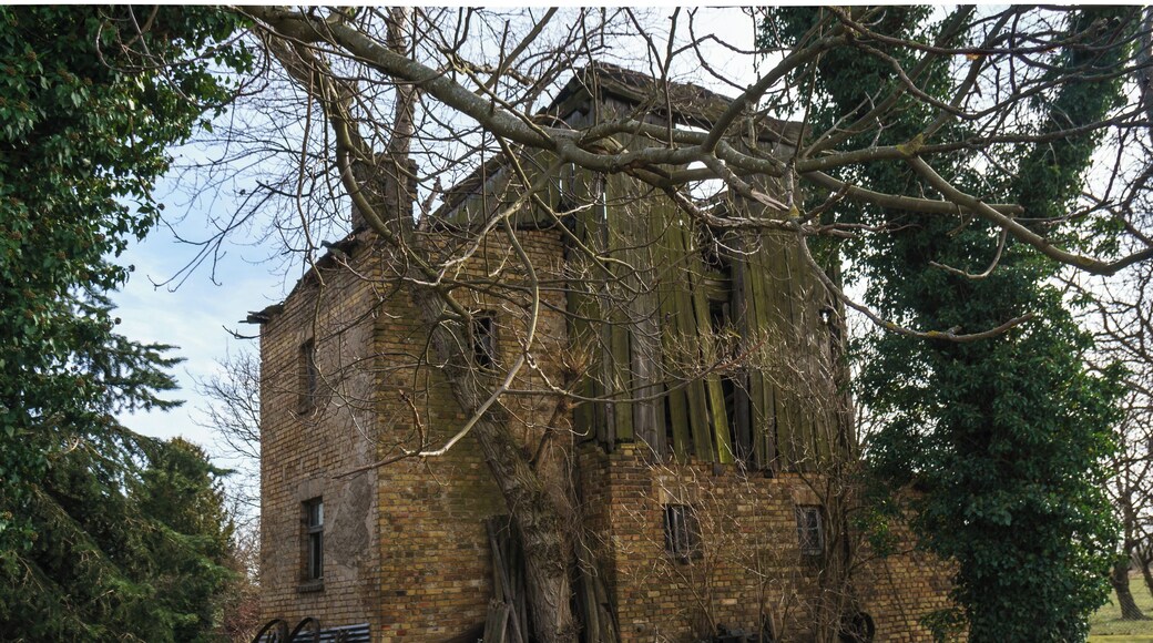 Bockwindmühle (Tauchmann-Mühle, umgebaut zur Motormühle), Tauchmanns Mühle 6 in Brehna