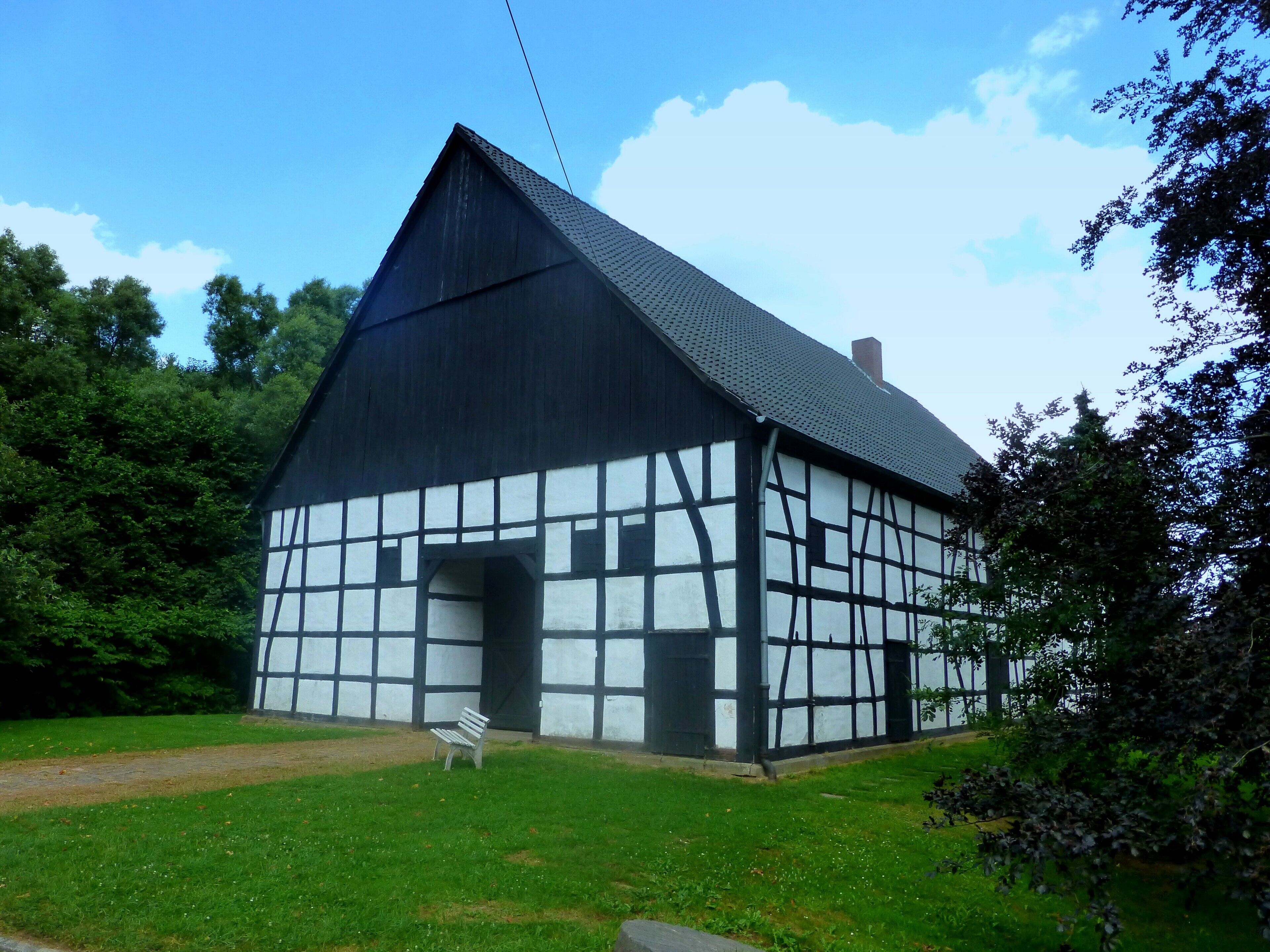 Fachwerk-Partyscheune (Bauernhausmuseum) bei Haus Kemnade, Hattingen