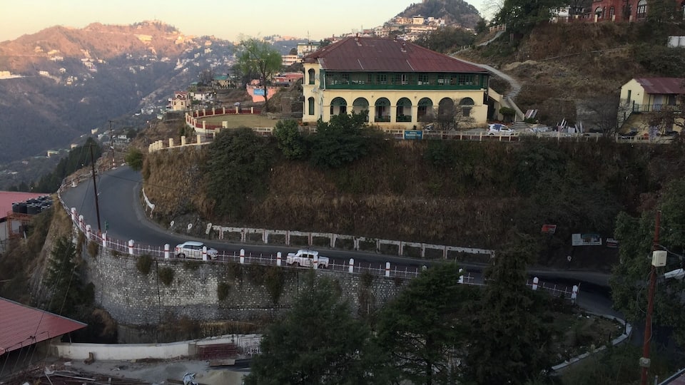 Mussorie at 6000ft. Amazing view from air, cold weather.