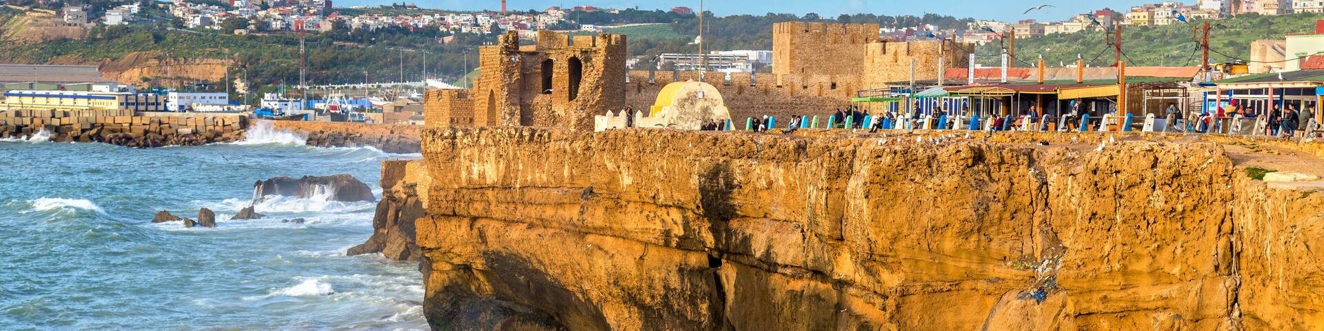 Atlantic coast at Safi town in Morocco