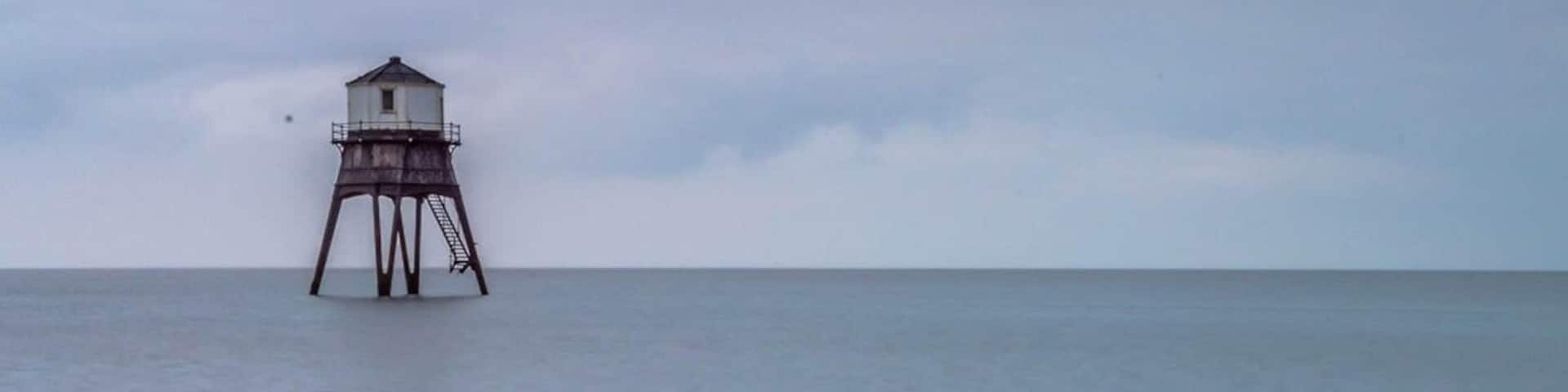 Dovercourt light house in Essex