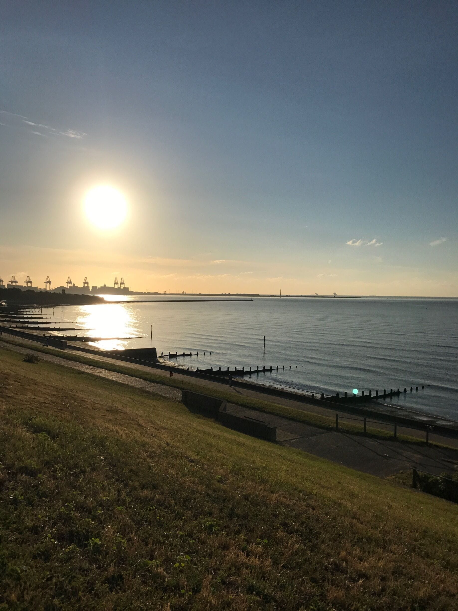 Dovercourt Beach is a wonderful place to walk 