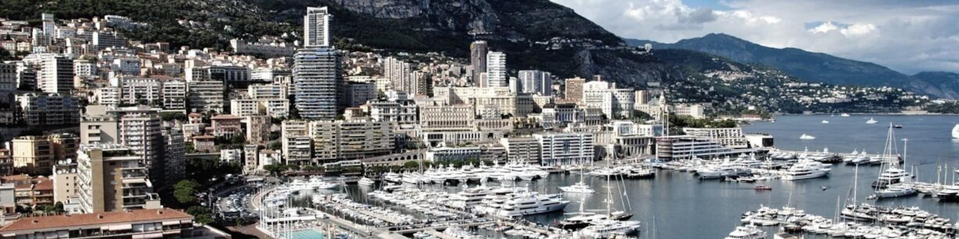 A view of Monaco from the Prince 's Palace. You can view almost the entire country from this vantage point.