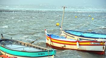 The seaside towards the island of Gaou: very beautiful.