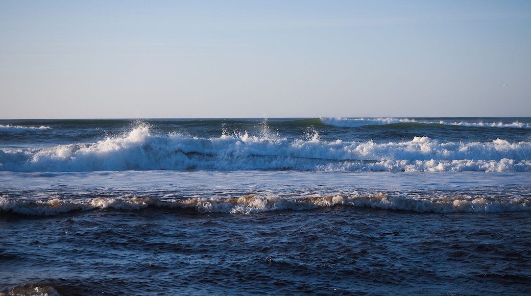 Vue sur les vagues, à la plage de Moliets-et-Maa