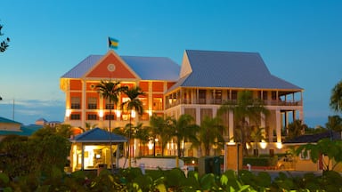 Freeport ofreciendo escenas nocturnas y elementos del patrimonio