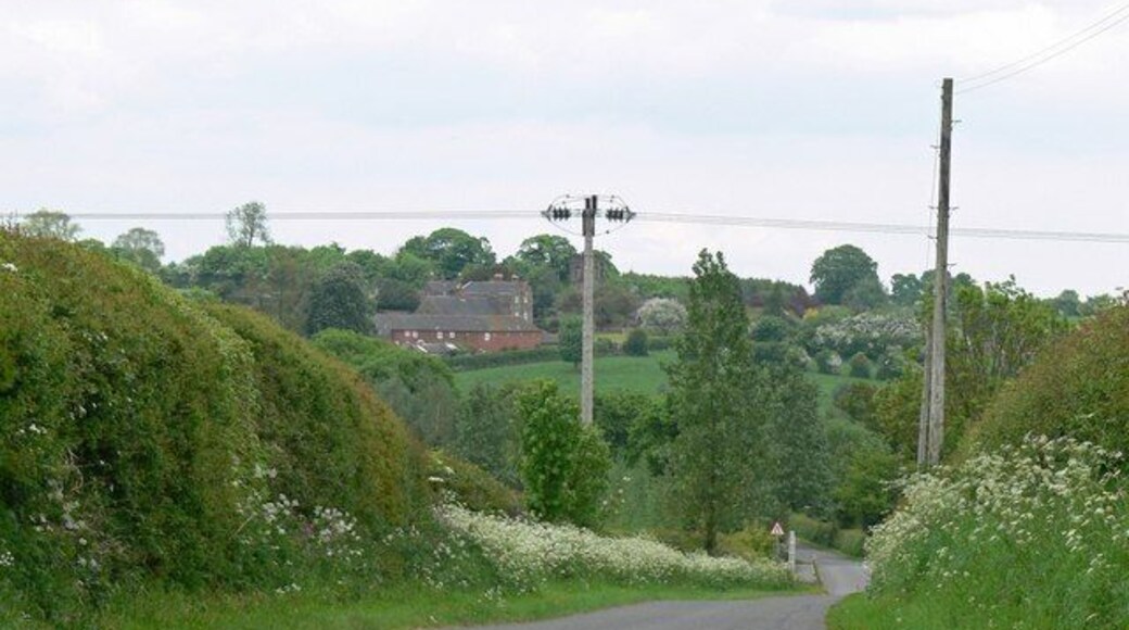 Annwell Lane towards Smisby, south Derbyshire