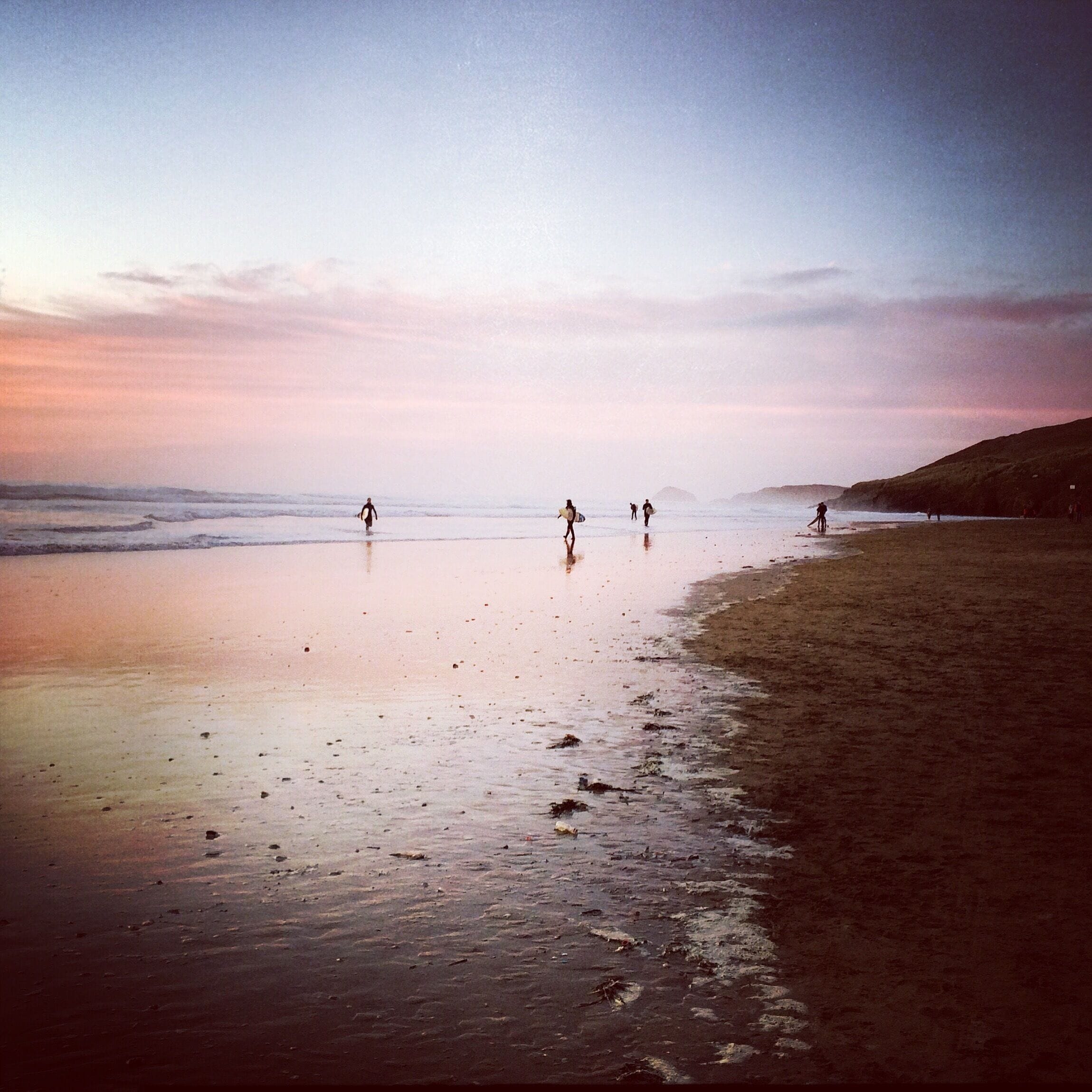 surfers returning home 

perranporth, cornwall

april 2016