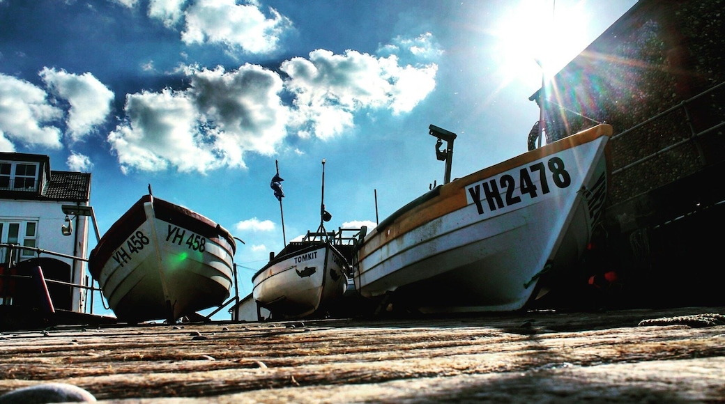 Fishing boats on sheringham beach