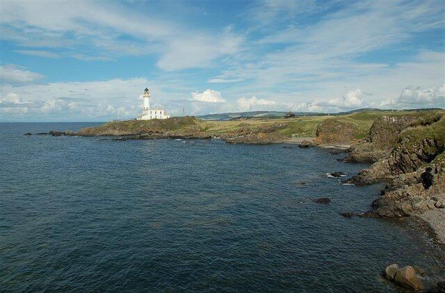 Turnberry Lighthouse View Viewed from the northern edge of Turnberry Point on a fine August afternoon.