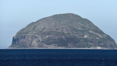 A small island off the west coast of Scotland that is now the source of granite used to make stones for the sport of curling.