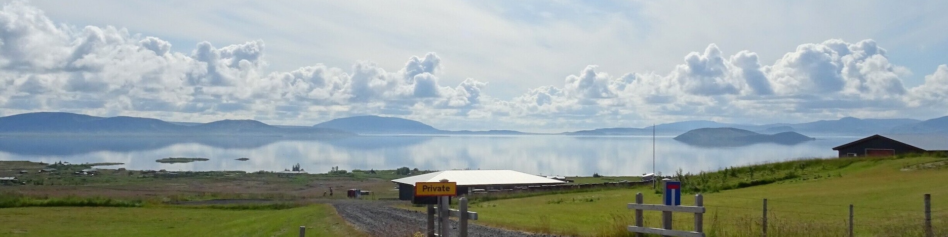 Amazing weather and the lake looks like a mirror, with the reflections of the mountain in the lake.
