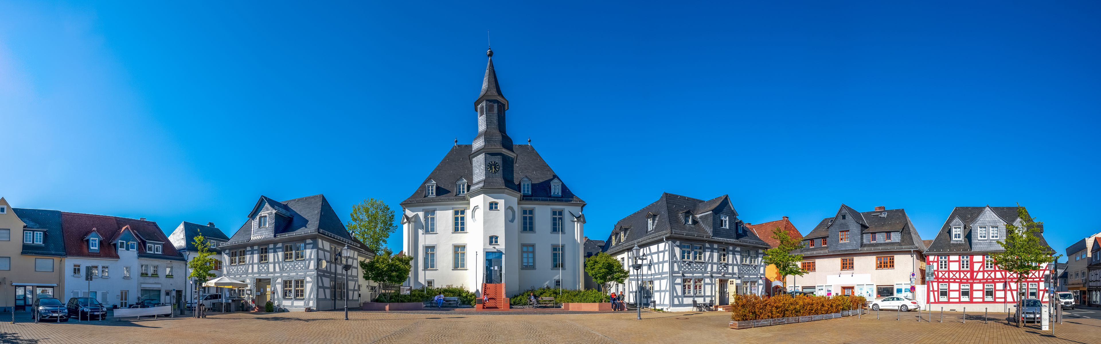 Rathaus, Marktplatz, Usingen, Deutschland 