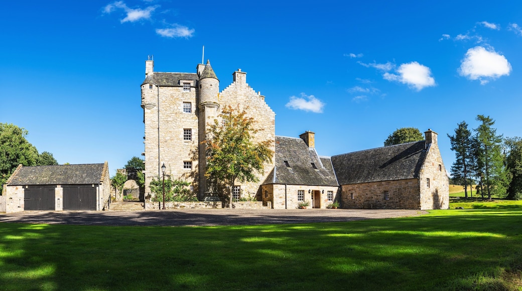 Ferniehirst Castle, Oxnam, Jedburgh, Scottish Borders, Roxburghshire, Scotland, UK