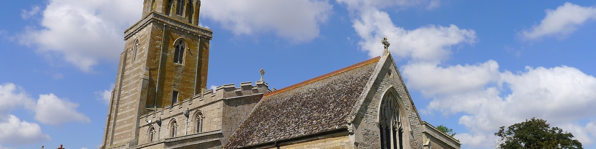 St Andrew's parish church, Haconby. Lincolnshire, seen from the southeast